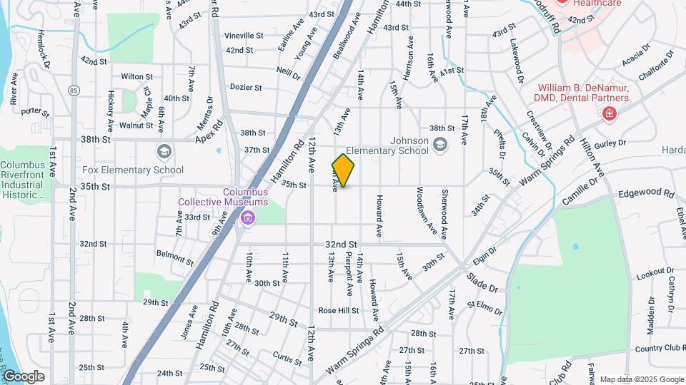 1304 35th St Map and Location Details