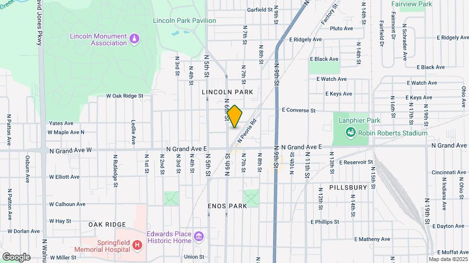 1234 N 6th St Mapa y Detalles de la Ubicación