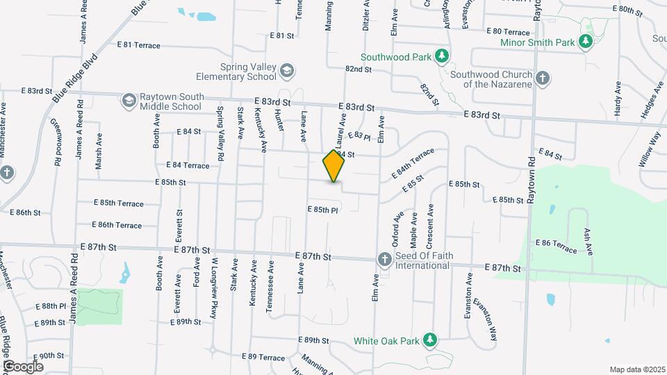9021 E 85 St Map and Location Details