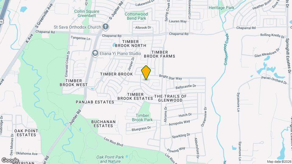 3413 Timber Brook Dr Map and Location Details