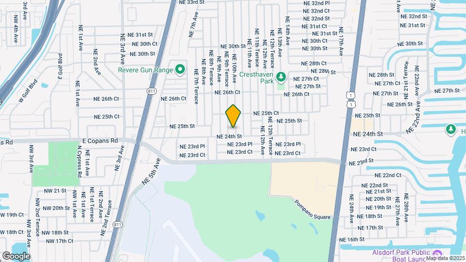 2411 NE 10th Ave Map and Location Details