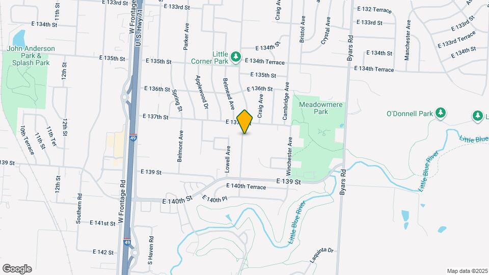 13707 Bennington Ave Map and Location Details