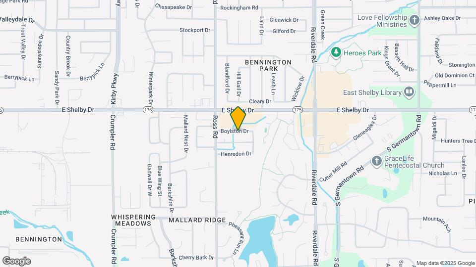 6755 Boylston Dr Map and Location Details