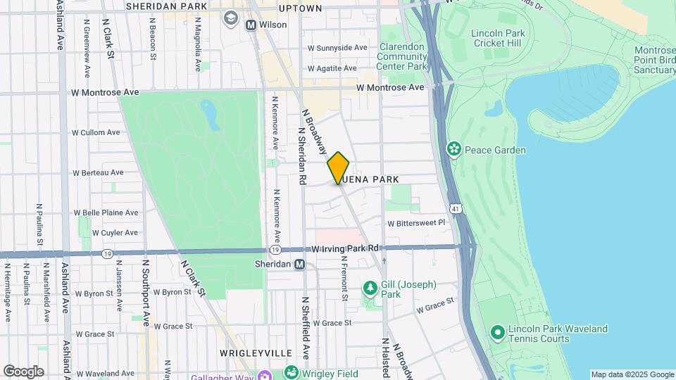 4112 N Broadway Map and Location Details