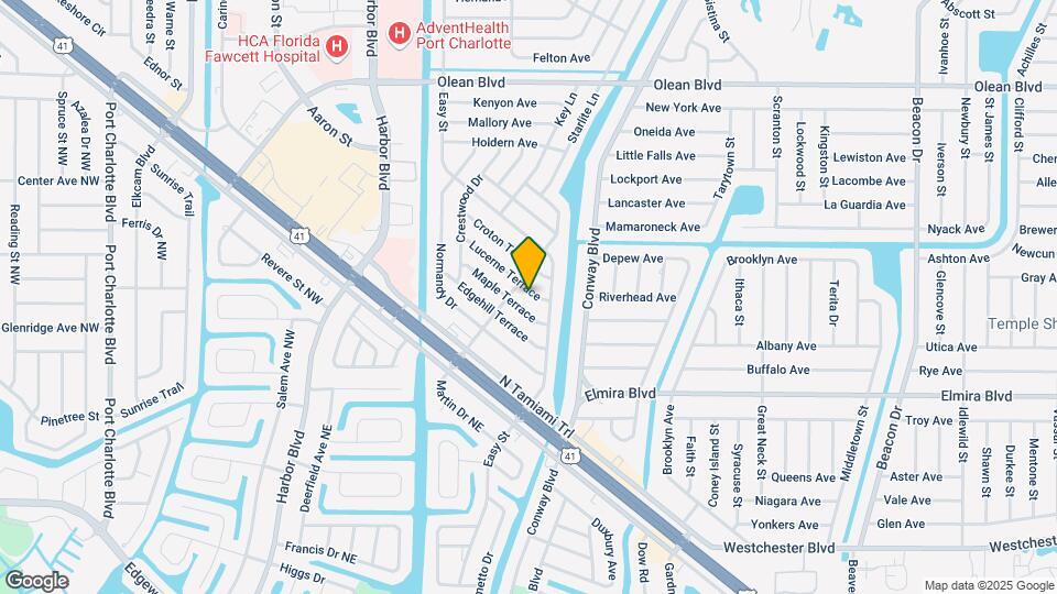 3445 Lucerne Terrace Map and Location Details