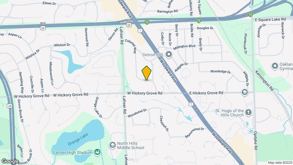 2888 Colonial Way Map and Location Details