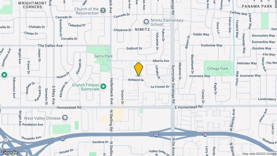 645 Kirkland Dr Map and Location Details