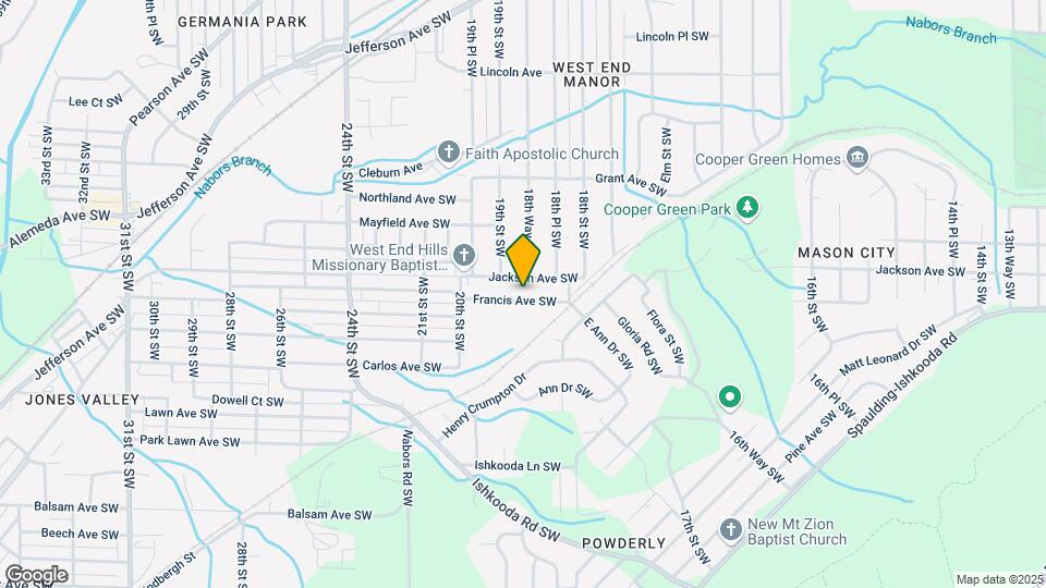 1856 Francis Ave SW Map and Location Details