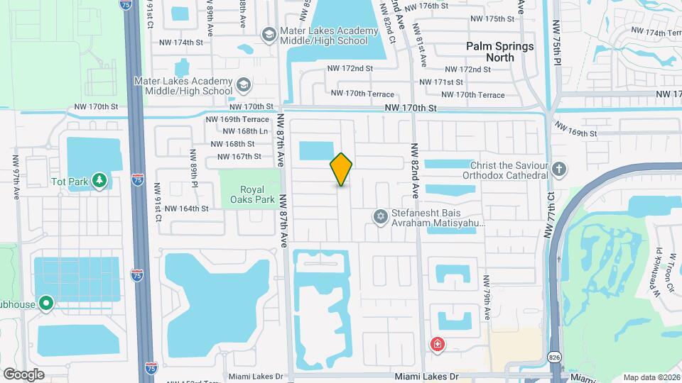 16501 NW 84th Ct Map and Location Details