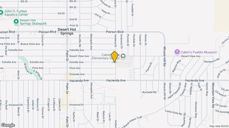 66985 Estrella Ave Map and Location Details