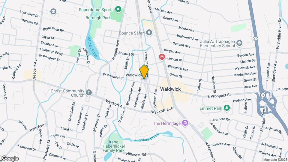 Waldwick Station Mapa y Detalles de la Ubicación