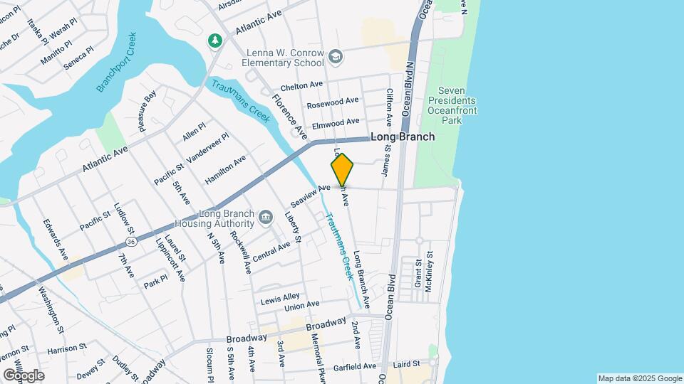 152 Long Branch Ave Map and Location Details