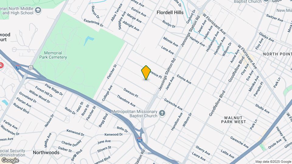 7028 Idlewild Ave Map and Location Details