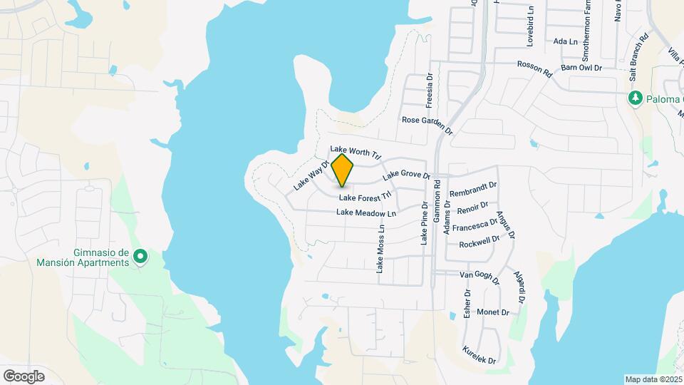 831 Lake Forest Trl Mapa y Detalles de la Ubicación