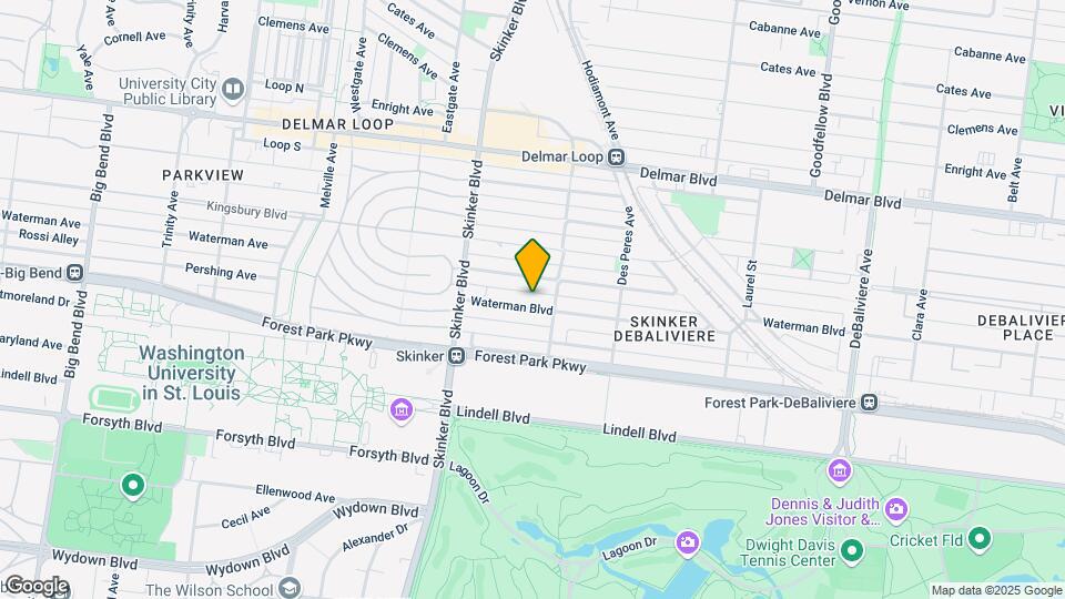 6123 Waterman Blvd Mapa y Detalles de la Ubicación