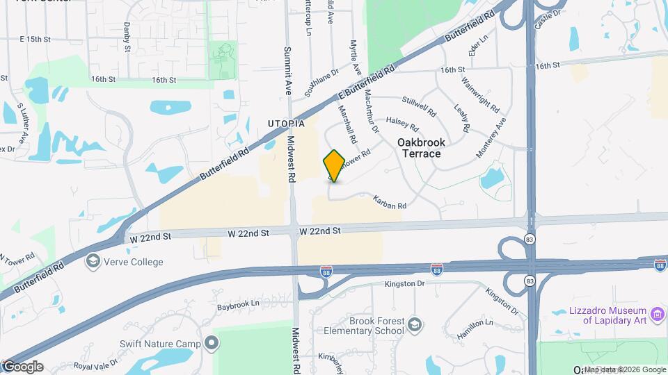 1S701 Eisenhower Rd Map and Location Details