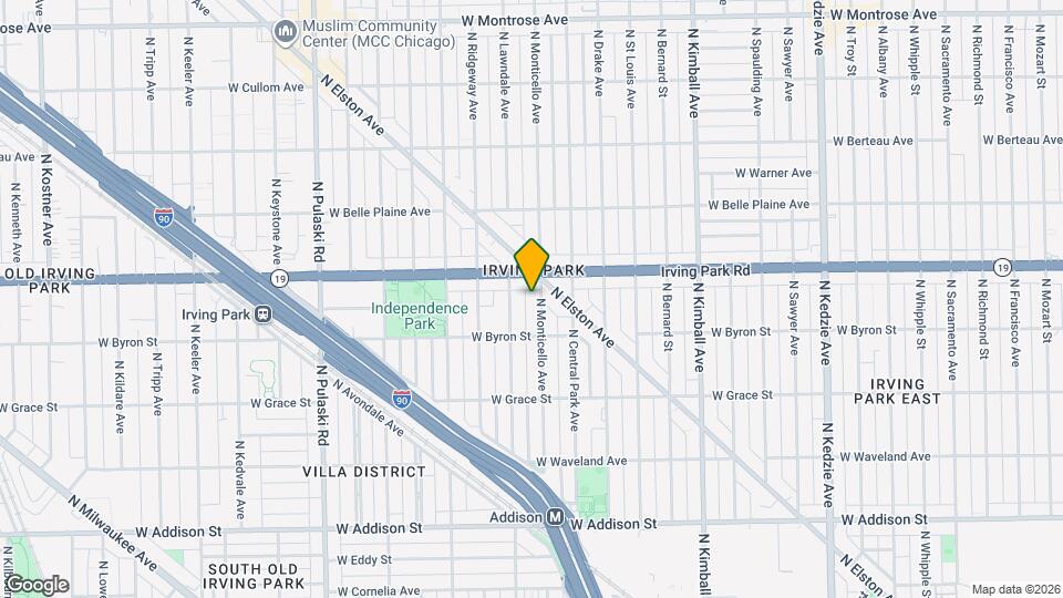 3938 N Monticello Ave, Unit 2N Mapa y Detalles de la Ubicación