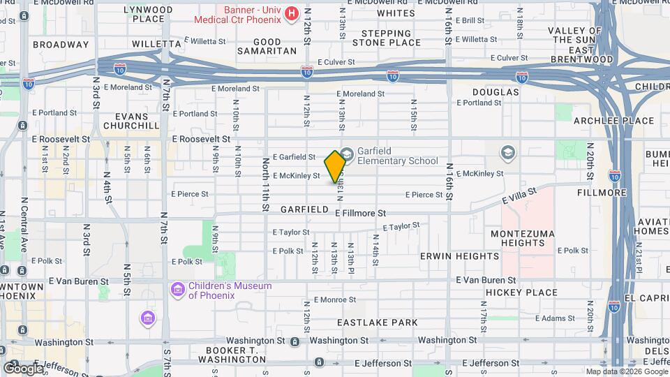 1242 E Pierce St, Unit 4 Mapa y Detalles de la Ubicación