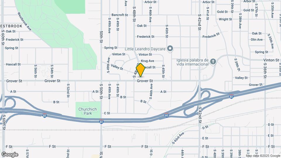4720 Grover St Map and Location Details