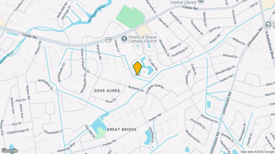 750 S Lake Cir Map and Location Details