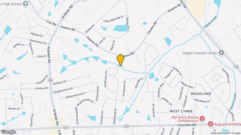 219 Creekview Cir Mapa y Detalles de la Ubicación