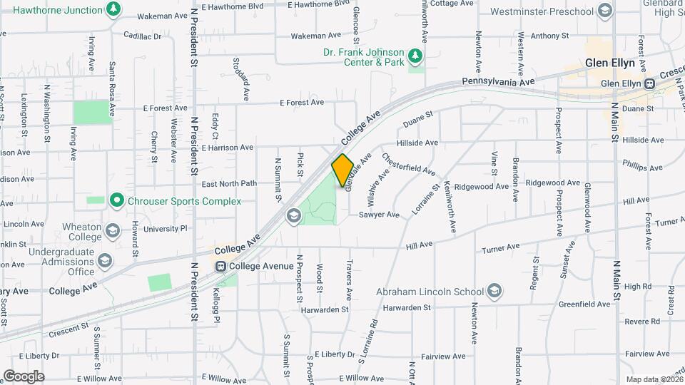 544 Glendale Ave Map and Location Details