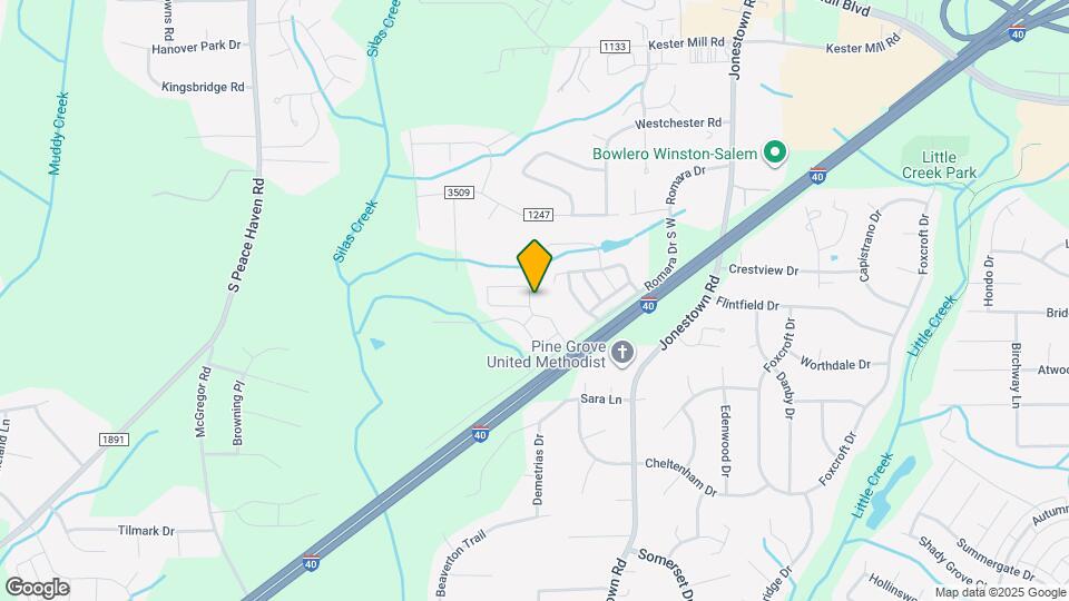 1252 United Ct Map and Location Details