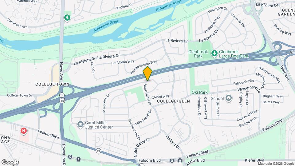 2549 Notre Dame Dr Map and Location Details