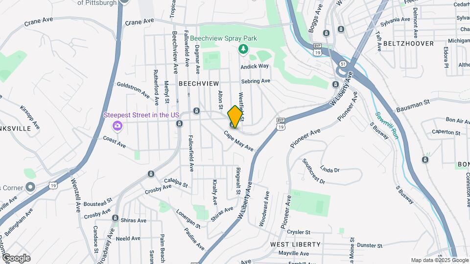 1681 Suburban Ave Map and Location Details