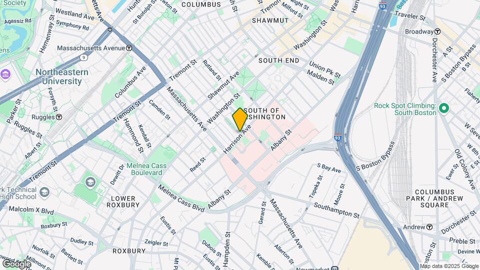 815 Harrison Ave, Unit 815-H Mapa y Detalles de la Ubicación