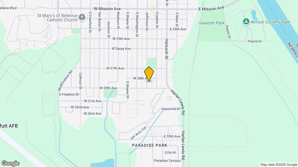 2807 Jefferson St Map and Location Details