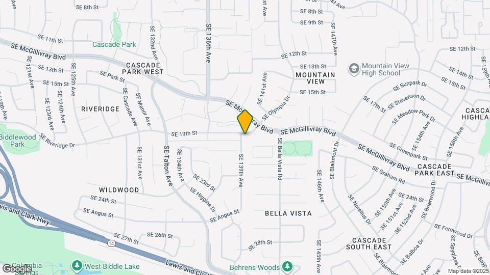 1905 SE 139th Ave Map and Location Details