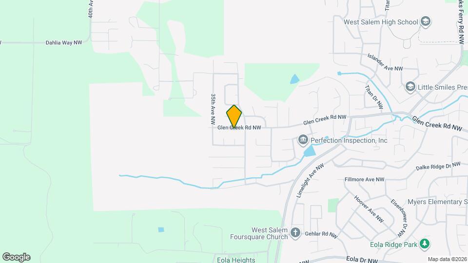 3444 Glen Creek Rd NW Map and Location Details