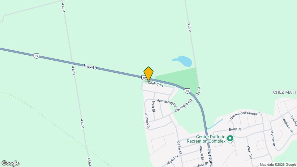 863 Cook Cres Map and Location Details