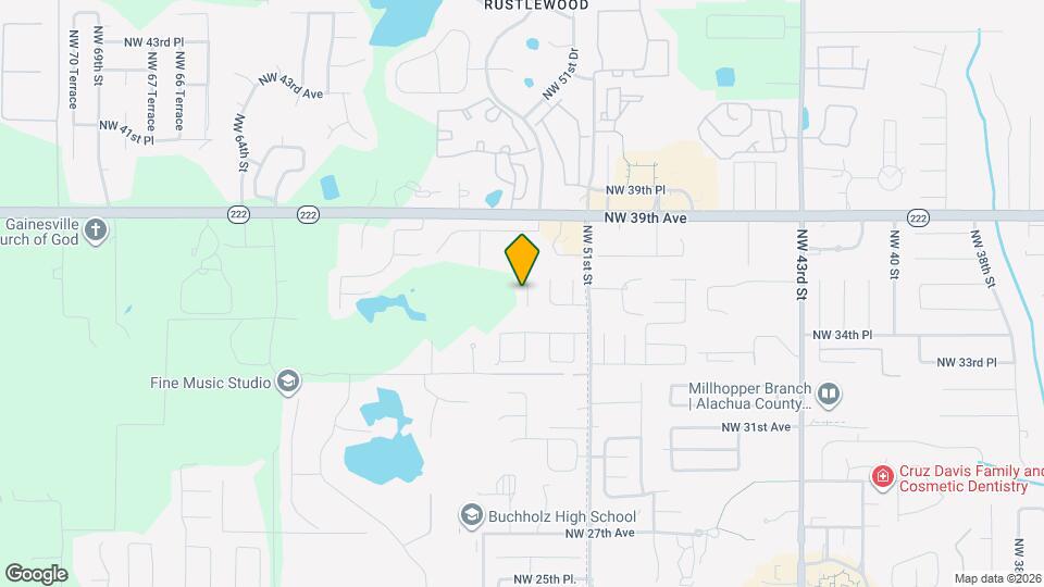 3526 NW 53rd Ter Map and Location Details