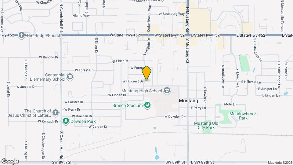 630 S Heights Dr Map and Location Details