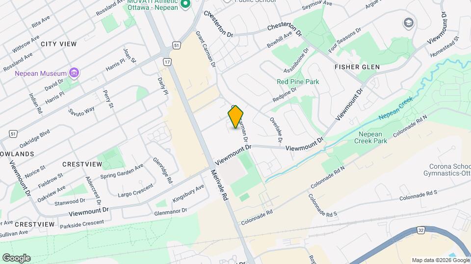 100 Grant Carman Dr, Unit 917 Map and Location Details
