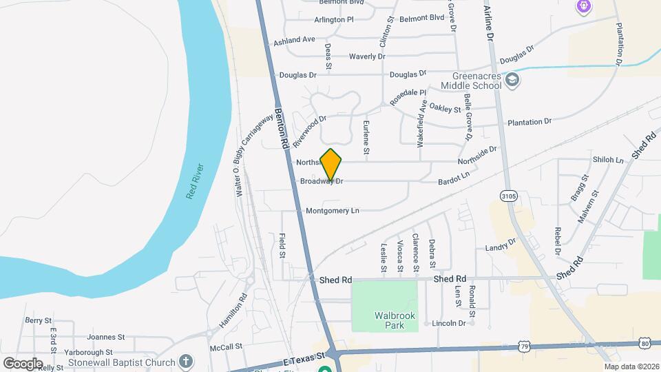 2400 Broadway Dr Map and Location Details