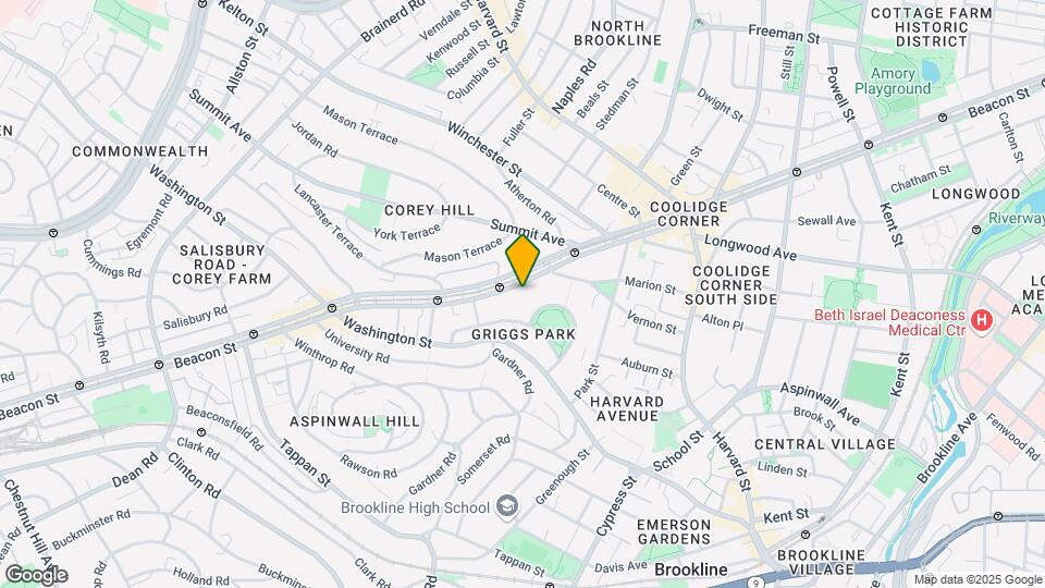 1469 Beacon St Map and Location Details
