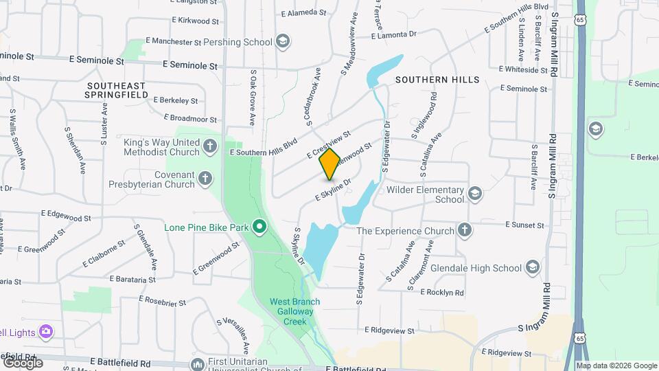 2523 S Cedarbrook Ave Map and Location Details