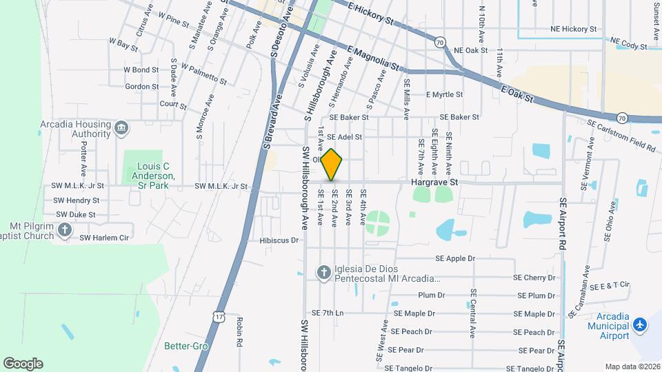 1099 Hargrave St Map and Location Details