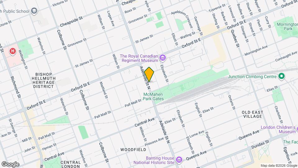 710 Adelaide St N, Unit unit 2 Map and Location Details