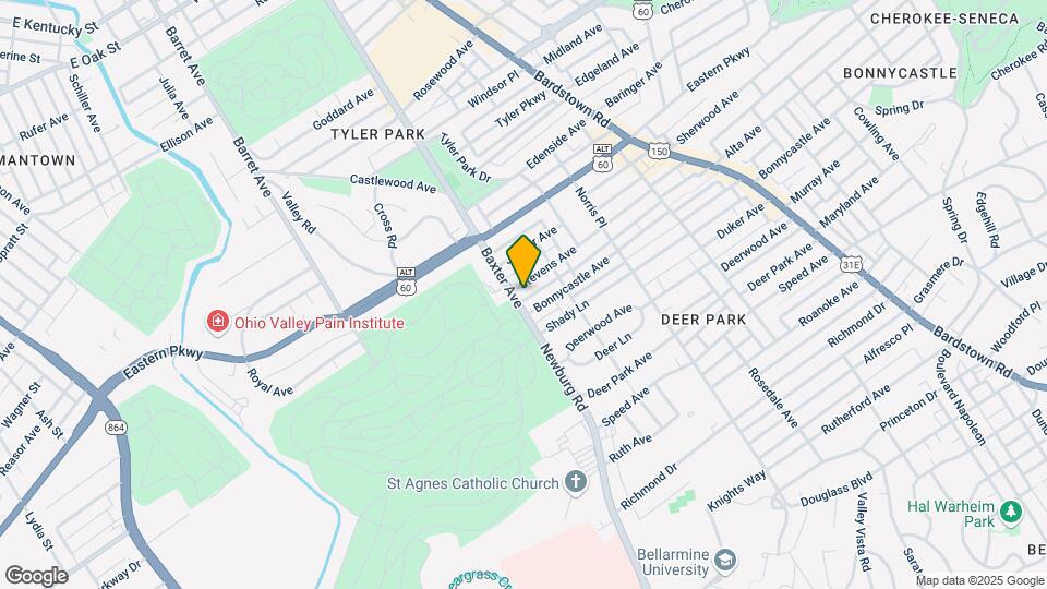 1602 Stevens Ave Mapa y Detalles de la Ubicación