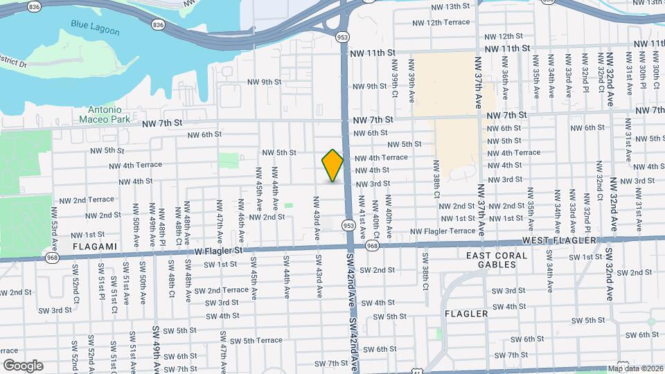 4250 NW 3rd St Map and Location Details