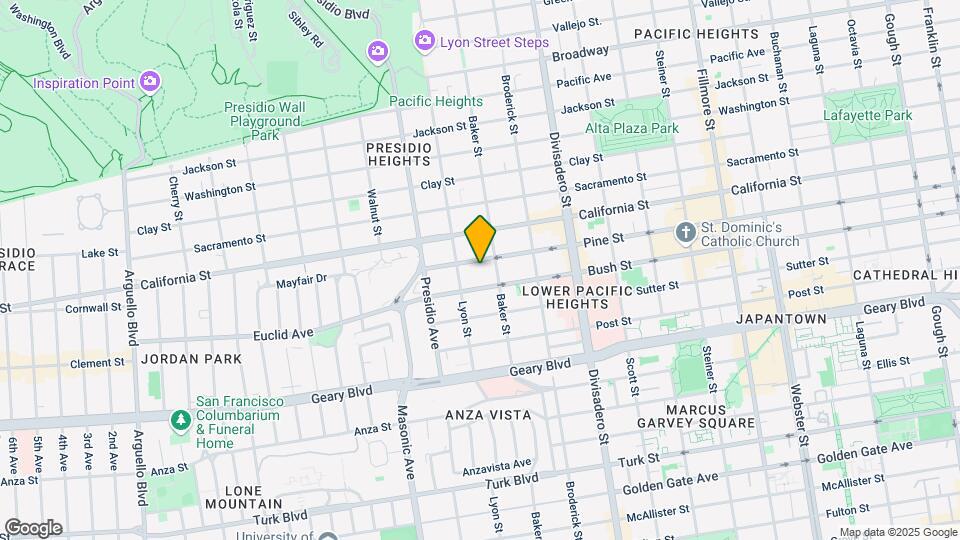 2937 Pine St Mapa y Detalles de la Ubicación