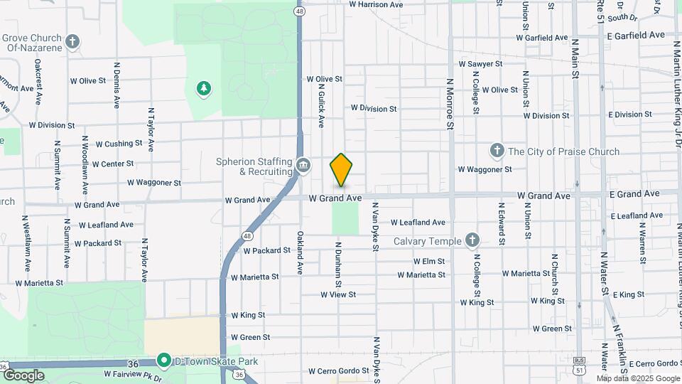 1311 N Walnut Grove Ave Map and Location Details