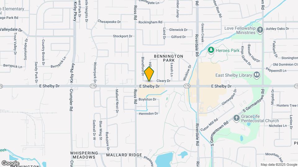 6755 Cleary Dr Map and Location Details