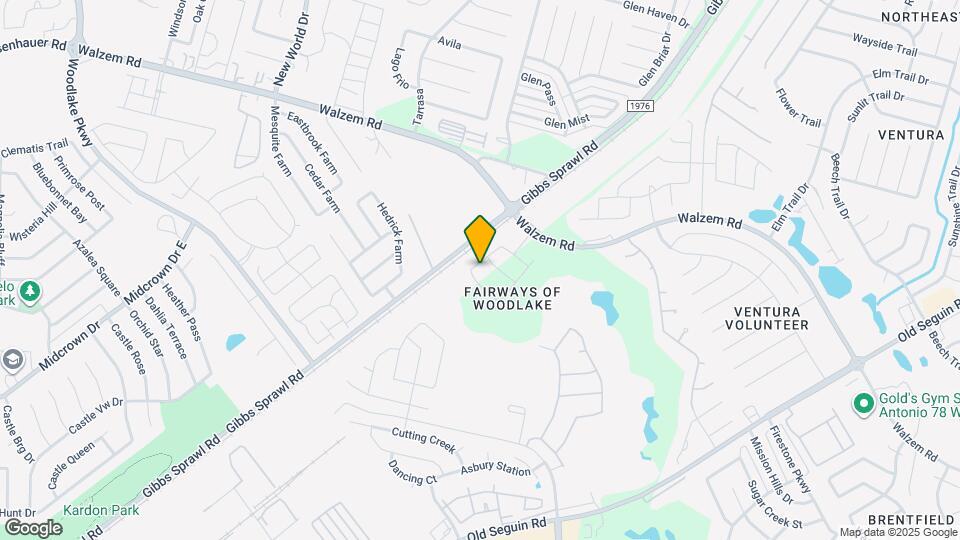 7014 Winding Shelf Map and Location Details
