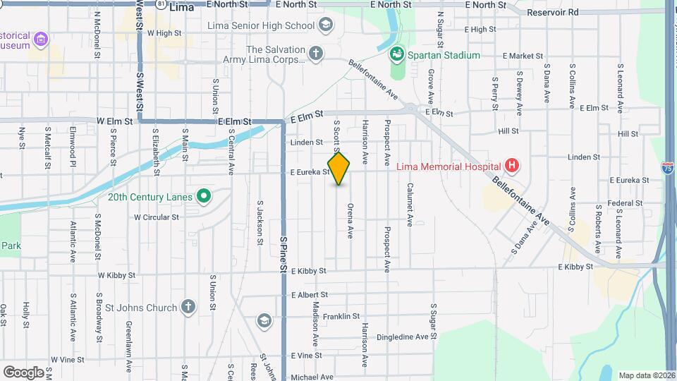 417 S Scott St Mapa y Detalles de la Ubicación