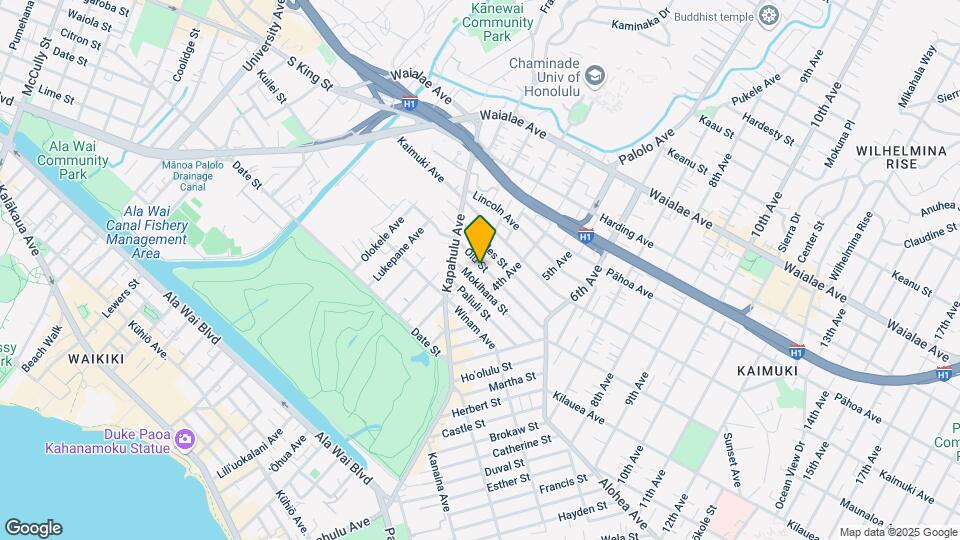 3155 Olu St Map and Location Details